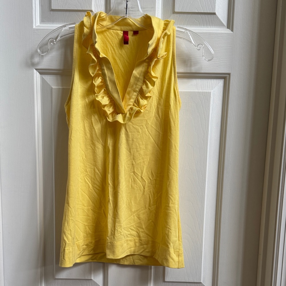 Source Unknown Sunny Ruffled Blouse - image 1